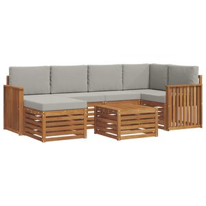 vidaXL Ensemble de canap&eacute;s d'ext&eacute;rieur 7 pc 5 place