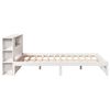 vidaXL Lit biblioth&egrave;que sans matelas blanc 150x200 cm bois pin massif