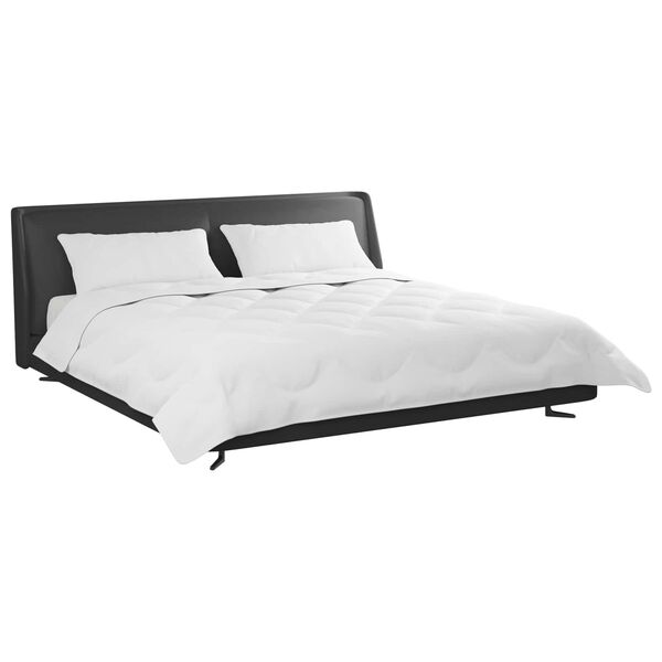 vidaXL Duvet d'&eacute;t&eacute; simple avec oreiller 3 pcs Blanc Microfibre
