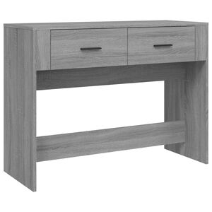 vidaXL Table console Sonoma gris 100x39x75 cm Bois d'ing&eacute;nierie
