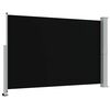 vidaXL Auvent lat&eacute;ral r&eacute;tractable de patio 160 x 300 cm Noir