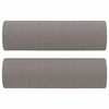 vidaXL Ensemble de canapés 4 pcs avec coussins taupe tissu