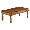 vidaXL Table basse Bois massif 110x60x40 cm