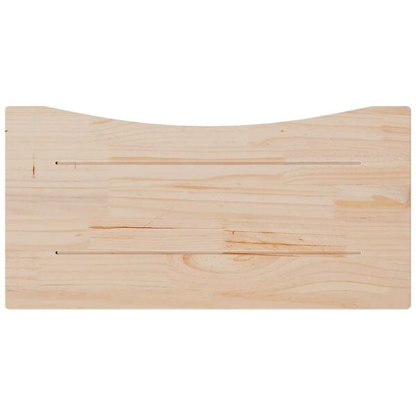 vidaXL Dessus de bureau 80x40x2,5 cm bois massif de pin