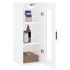 vidaXL Armoire murale blanc 34,5x34x90 cm