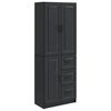 vidaXL Ensemble de Meubles 2 pcs Noir Bois d'ing&eacute;nierie