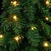 vidaXL Arbre de Noël artificiel pré-éclairé avec 100 LED 180 cm