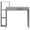 vidaXL Bureau Gris béton 100 x 40 x 90 cm Bois d'ingénierie