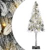 vidaXL Sapin de No&euml;l avec 150 LED Blanc 150 cm PE et Acier