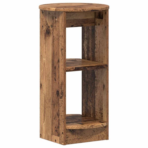 vidaXL Meuble d'appoint Bois ancien 40 x 40 x 75 cm Bois d&rsquo;ing&eacute;nierie