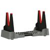 vidaXL Support de tir R&eacute;glable Gris 46 x 14 x 19,5 cm Plastique