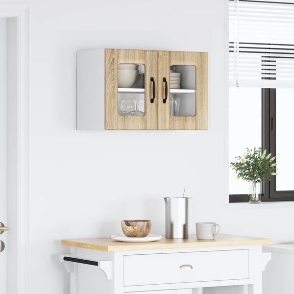 vidaXL Armoire de cuisine Lucca Ch&ecirc;ne Sonoma 60 x 31 x 40 cm