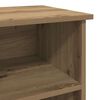 vidaXL Meuble TV Ch&ecirc;ne artisanal 99,5 x 35,5 x 48 cm Bois d'ing&eacute;nierie