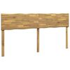 vidaXL T&ecirc;te de lit en bois brut ROSTOCK Blanc 180 cm