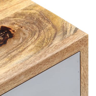 vidaXL Table de chevet 40 x 35 x 50 cm Bois de manguier solide