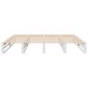 vidaXL Cadre de lit sans matelas blanc 180x200 cm bois massif de pin