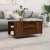 vidaXL Table basse ch&ecirc;ne marron 102x44,5x50 cm bois d'ing&eacute;nierie