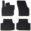 vidaXL Tapis de voiture 4 pcs Noir VW TIGUAN TDI Caoutchouc