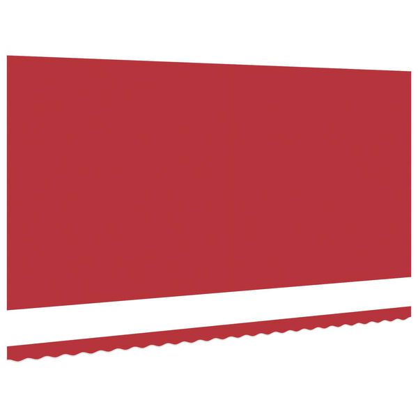 vidaXL Toile de rechange pour auvent Rouge 580 x 295 cm Polyester