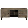 vidaXL Table basse gris clair 100x54x40 cm bois massif de manguier