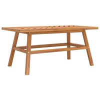 vidaXL Table basse 100x50x45 cm bois massif d'acacia
