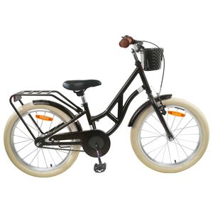 vidaXL V&eacute;lo pour Enfants 20 Pouces pour les enfants de 6 &agrave; 11 ans Noir