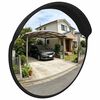 vidaXL Miroir de circulation convexe ext&eacute;rieur noir &Oslash; 45 cm Polycarbonate