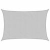 vidaXL Voile d'ombrage gris clair 4,5x3,5 m 100% polyester oxford