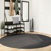 vidaXL Tapis IZA poils courts style scandinave anthracite &Oslash; 200 cm