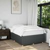 vidaXL Cadre de lit sans matelas gris fonc&eacute; 120x200 cm tissu
