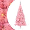 vidaXL Sapin de Noël avec 300 LED avec support Rose 240 cm PVC