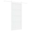 vidaXL Porte coulissante ORKDAL 93 x 202 cm Bois d'ing&eacute;nierie Blanc