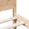 vidaXL Cadre de lit Marron 160 x 200 cm Bois de pin massif