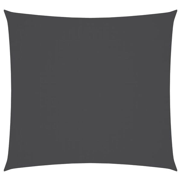 vidaXL Parasol en tissu oxford carré 7x7 m anthracite