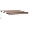 vidaXL Auvent r&eacute;tractable Taupe 3 x 2,5 m 100% Polyester et Aluminium