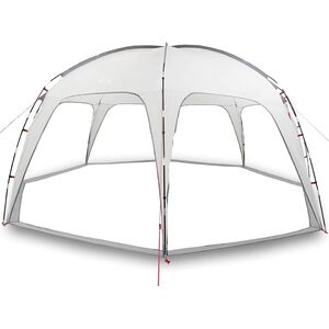 vidaXL Tente de r&eacute;ception gris imperm&eacute;able