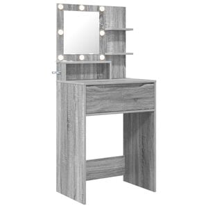 vidaXL Tables de maquillage pour chambre Sonoma gris