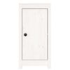 vidaXL Buffets 2 pcs blanc 39x35x80 cm bois massif de pin