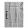 vidaXL Armoire de cuisine avec porte 2 pcs Gris Sonoma 30 x 31 x 40 cm
