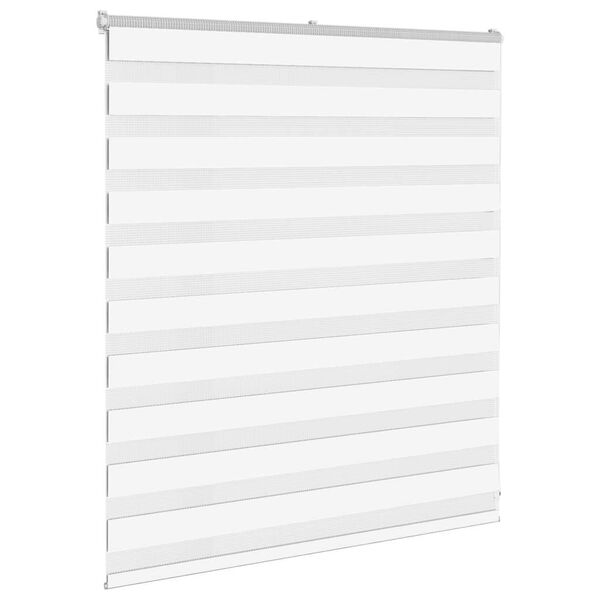 vidaXL Store z&egrave;bre blanc 120x100 cm largeur du tissu 115,9cm polyester