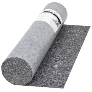 vidaXL B&acirc;che de protection contre peinture 50 m 280 g/m&sup2; Gris