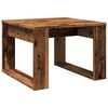 vidaXL Table d'appoint vieux bois 50x50x35 cm bois d'ing&eacute;nierie