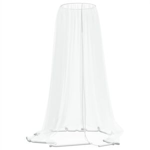 vidaXL Moustiquaire pour parasol 220 maille blanc Φ300x230 cm