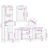 vidaXL Ensemble de meubles de salle de bain 4 pcs bois manguier massif