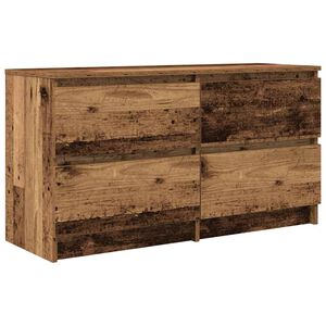 vidaXL Meuble TV vieux bois 100x35x54 cm bois d'ing&eacute;nierie