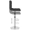 vidaXL Tabourets de bar lot de 2 noir tissu