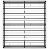 vidaXL Cadre de lit sans matelas noir m&eacute;tal 200x200 cm