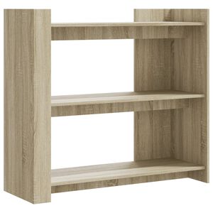 vidaXL Table console ch&ecirc;ne sonoma 100x35x90 cm bois d'ing&eacute;nierie