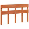vidaXL Cadre de lit sans matelas cire marron 135x190cm bois pin massif