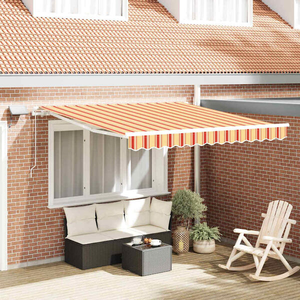 vidaXL Auvent R&eacute;tractable avec 350 x 250 cm tissu
